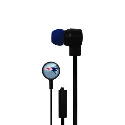 MIZCO Earphone (New England Patriots, Black)